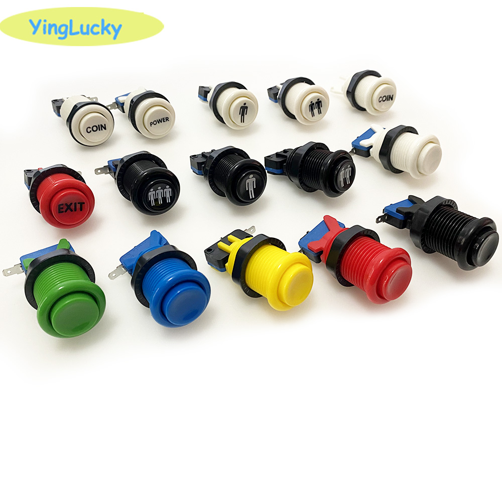 Arcade Game Coin - American Style Button with Micro Switch,