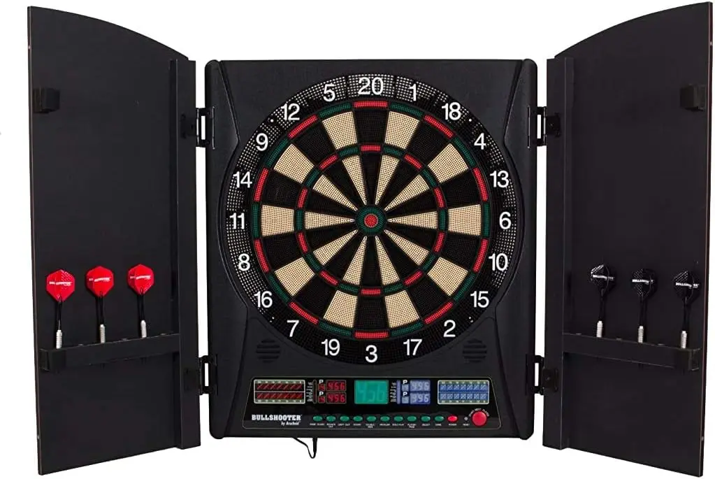 Electronic Dartboard Cabinet - BestsellerMarauder 5.0 Electronic Soft Tip Dartboard