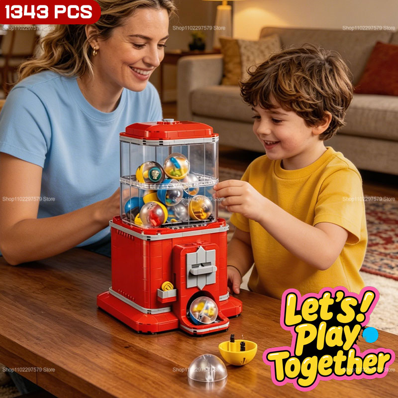 Vending Arcade Games - 1343 PCS Vending Machine Building Blocks