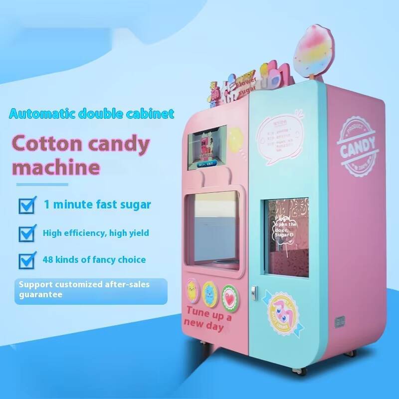 Popcorn Vending Machine - Intelligent New Fully Automatic Cotton Candy