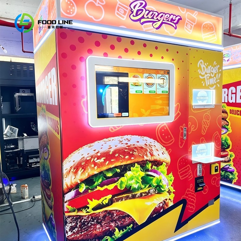 Popcorn Vending Machine - Customized Automatic Burger Making Vending Machine