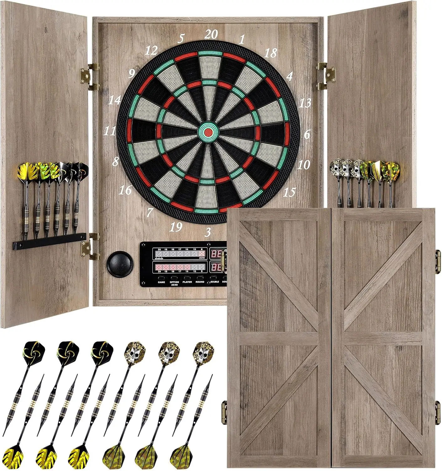 Electronic Dartboard Cabinet - Electronic Dart Board, Decorative Dart Board