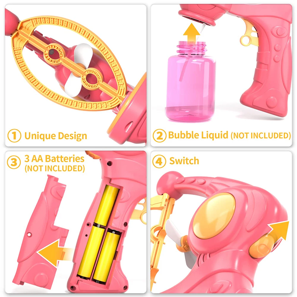 Automatic Bubble Gun Blowing E - Bubble Gum Machine ulasan dan harga