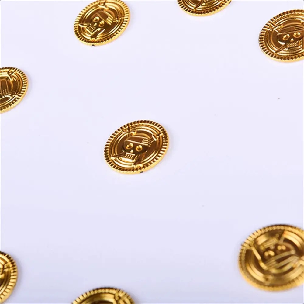 Plastic Pirate Gold Coins Gold - Arcade Game Coin ulasan dan harga