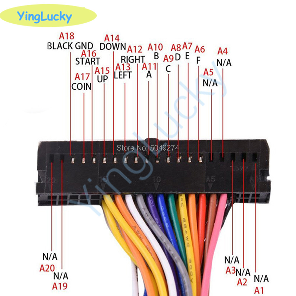 Arcade Cabinet 40-pin Wire Har - Arcade Game Cabinet ulasan dan harga