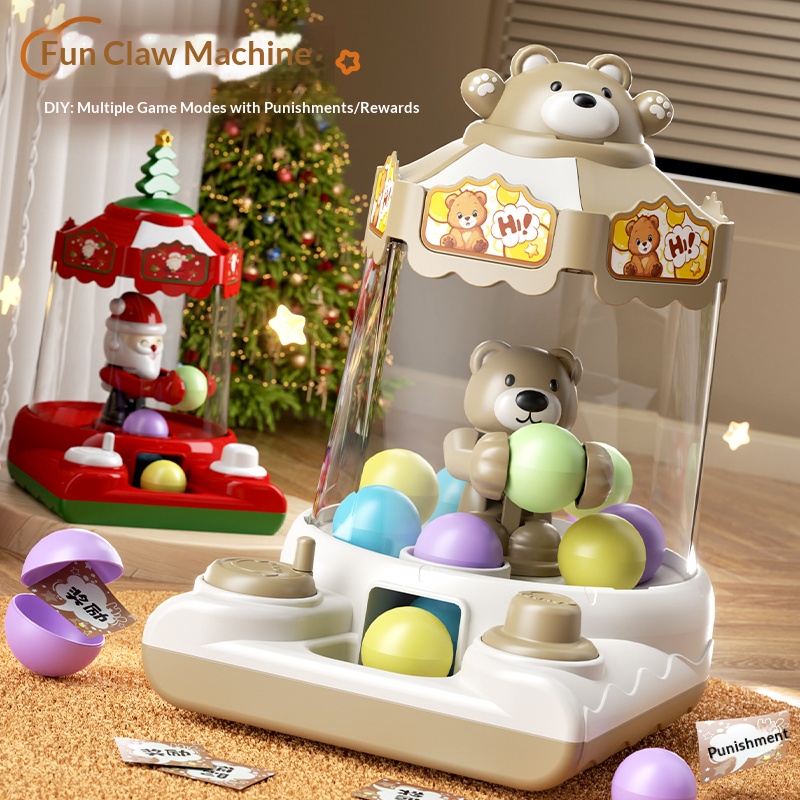 Children's Cartoon Ball Catchi - Claw Crane Machine ulasan dan harga