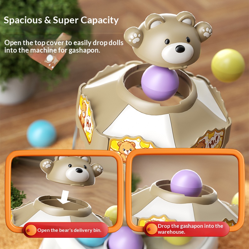 Children's Cartoon Ball Catchi - Claw Crane Machine ulasan dan harga