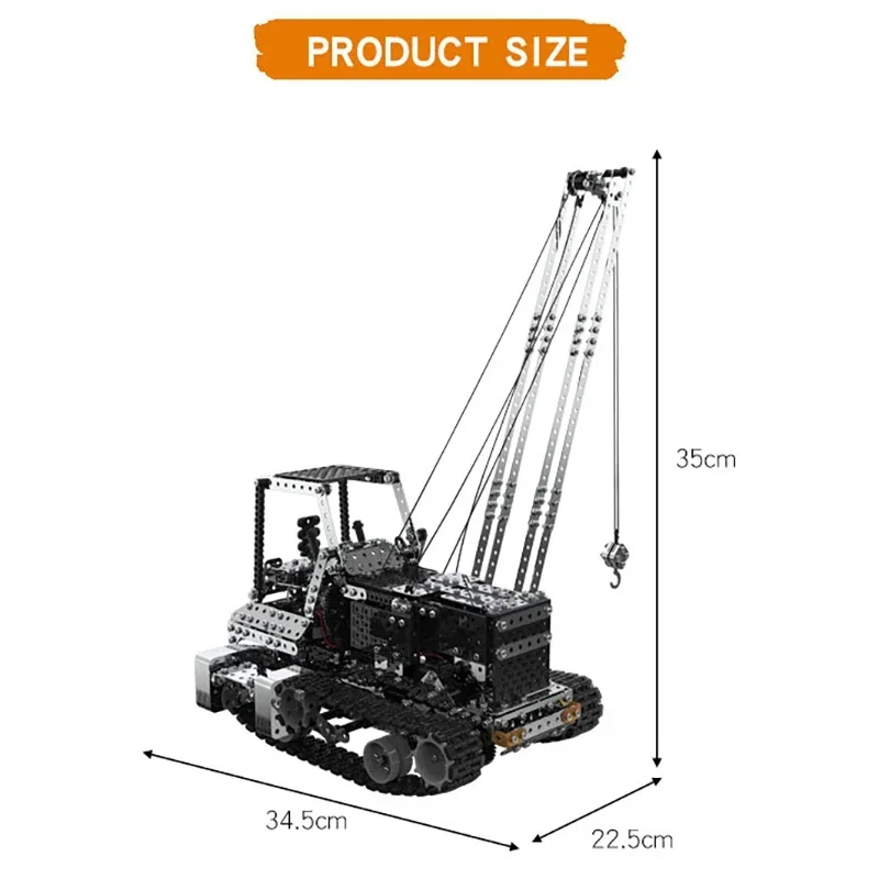 DIY Metal RC Crane Electric Ho - Claw Crane Machine ulasan dan harga