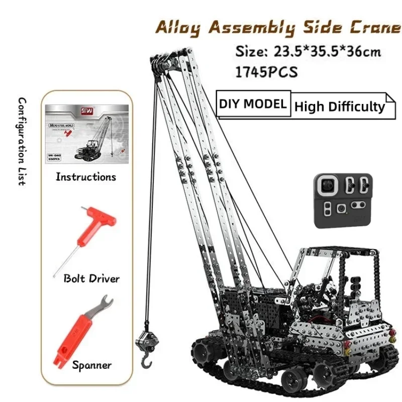 DIY Metal RC Crane Electric Ho - Claw Crane Machine ulasan dan harga