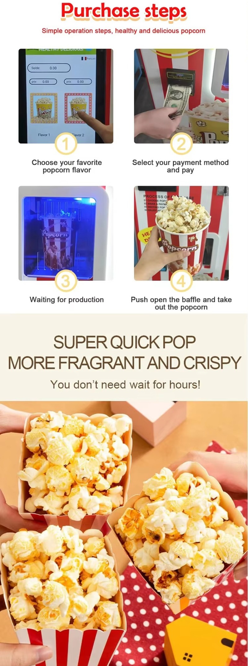 Popcorn Vending Machine Commer - Popcorn Vending Machine ulasan dan harga