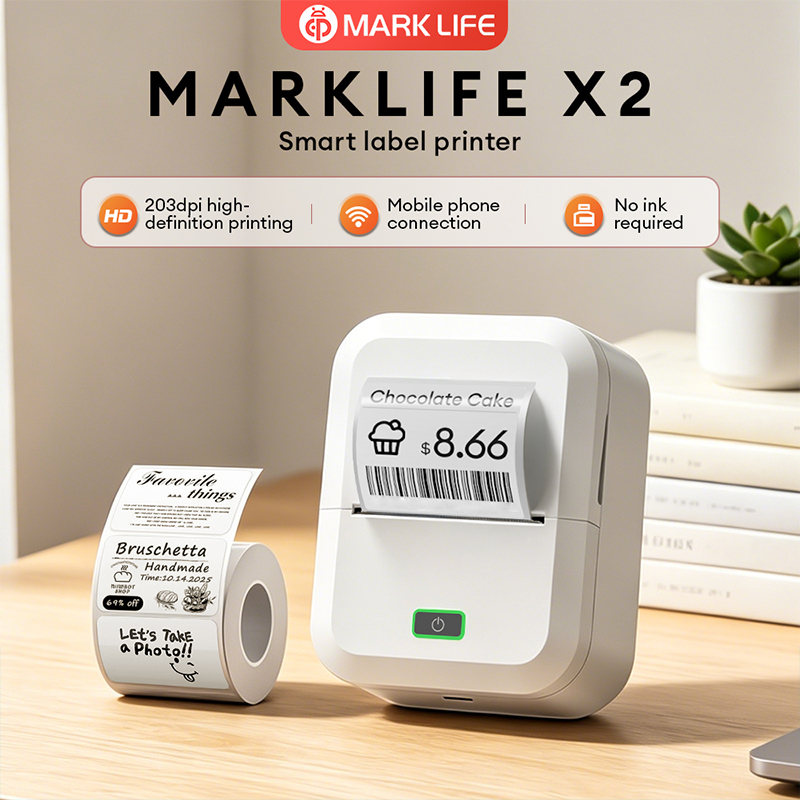 Marklife X2 Mini Portable Labe - Ticket Redemption Machine ulasan dan harga