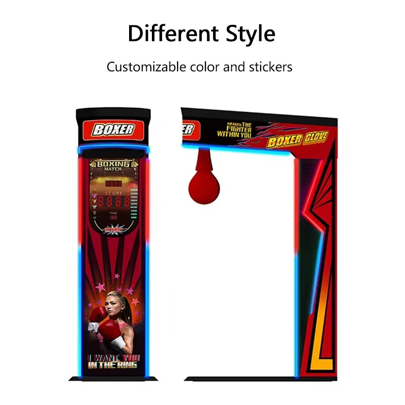 Street Amusement Coin Operated - Boxing Machine Arcade ulasan dan harga