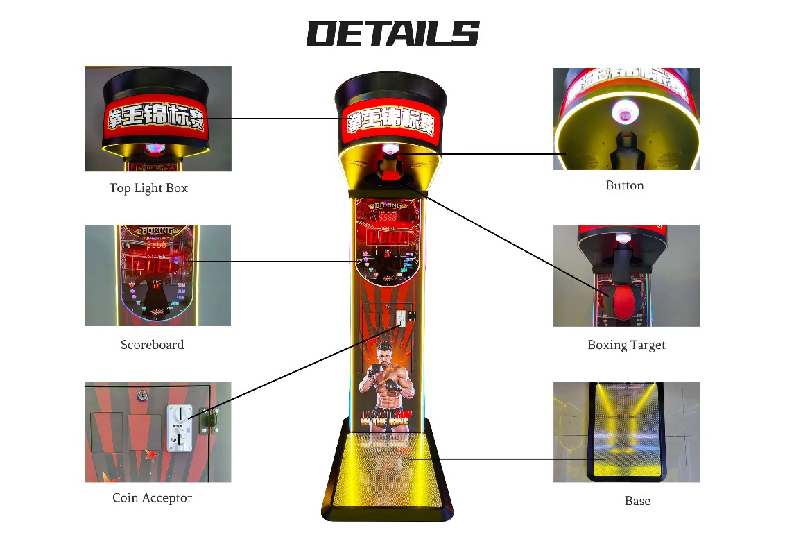 Street Amusement Coin Operated - Boxing Machine Arcade ulasan dan harga