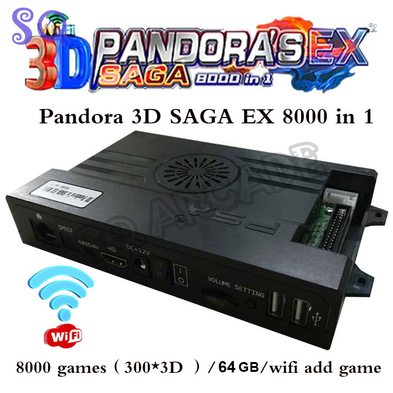 Arcade Pandora Saga Box EX2 80 - Arcade Game Cabinet ulasan dan harga
