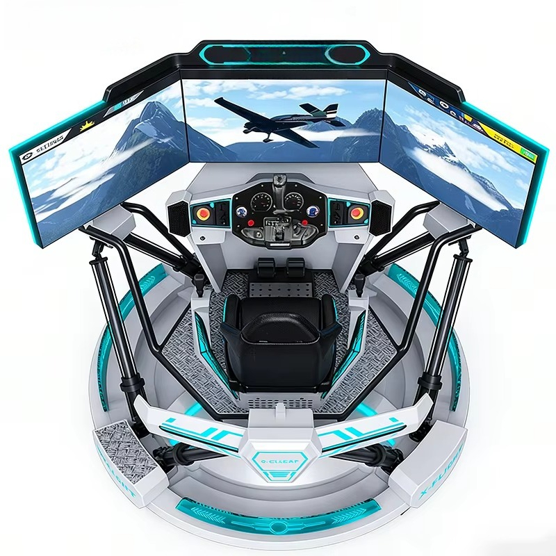 VR Flying Simulator Aircraft T - 9D Vr Simulator ulasan dan harga