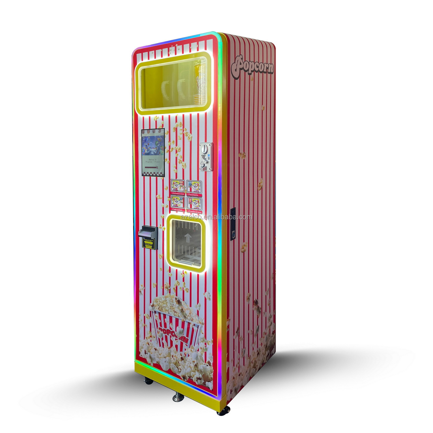 Two Flavors Commercial Popcorn - Popcorn Vending Machine ulasan dan harga