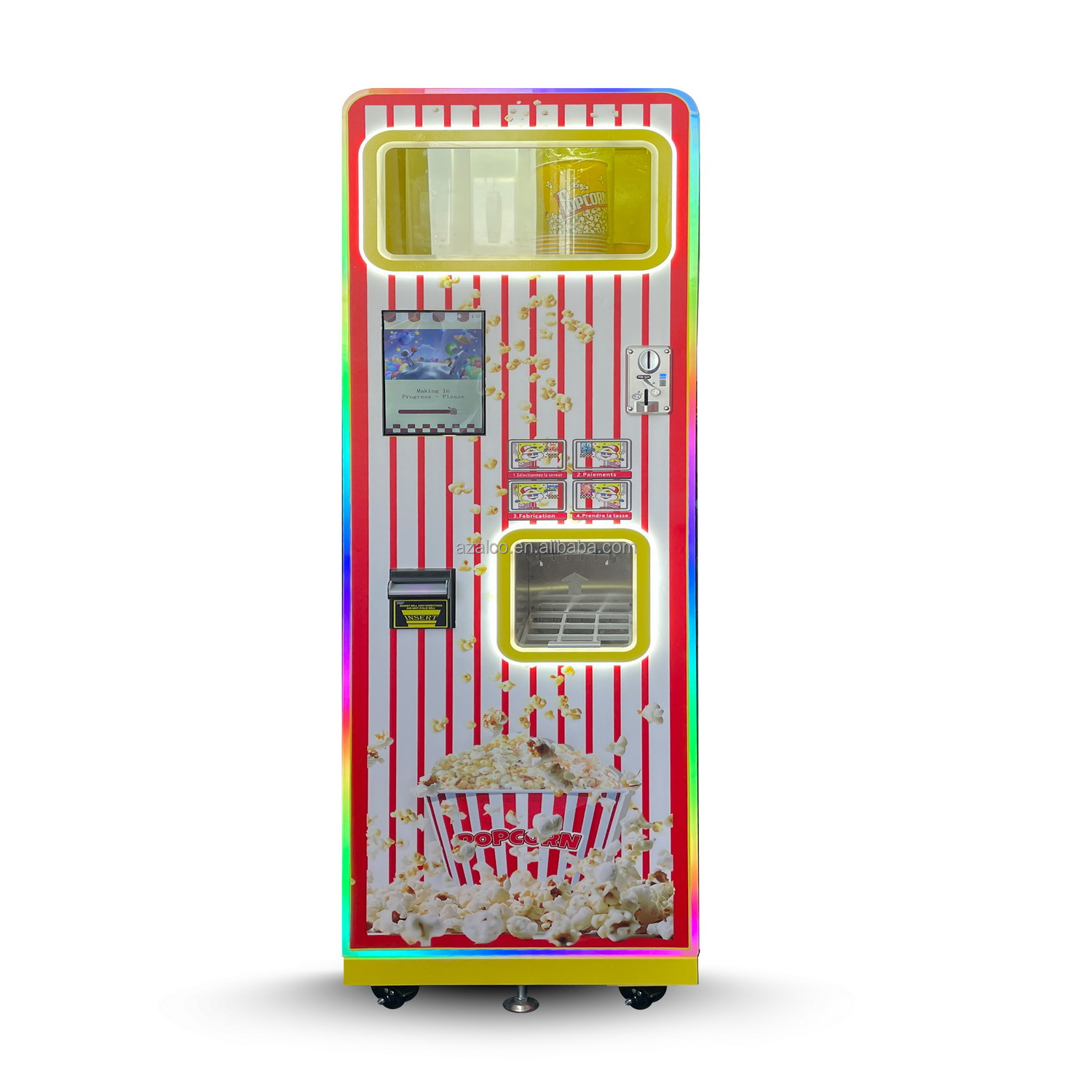 Two Flavors Commercial Popcorn - Popcorn Vending Machine ulasan dan harga