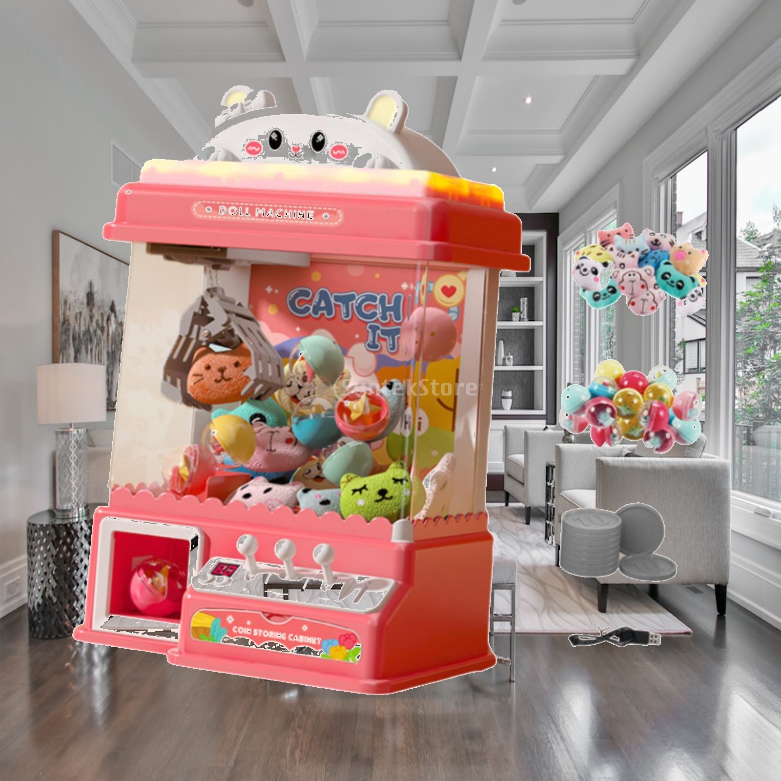 Claw Machine Arcade Toy Claw C - Claw Crane Machine ulasan dan harga