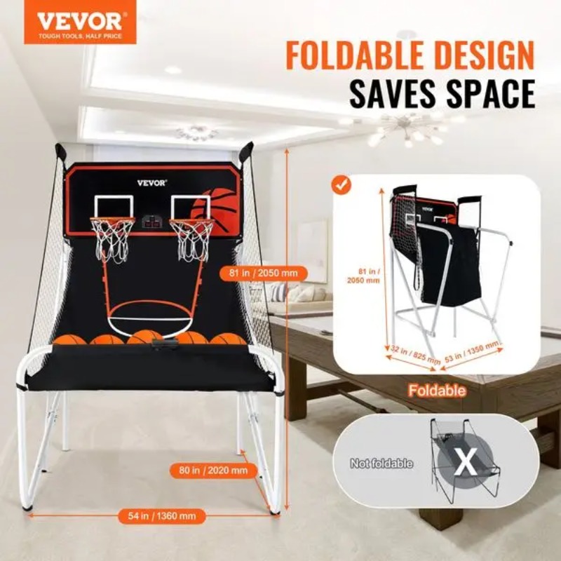 【Hot Item】Foldable Basketball  - Arcade Games & Vending Co ulasan dan harga