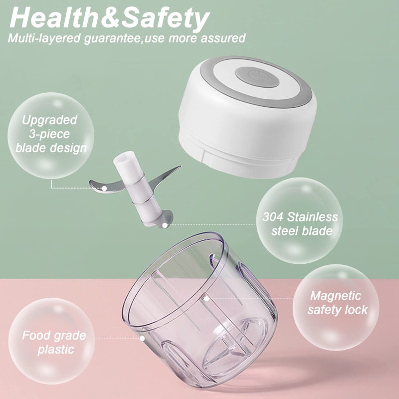 250ML Electric Garlic Grinder  - Fruit Slot Machine ulasan dan harga