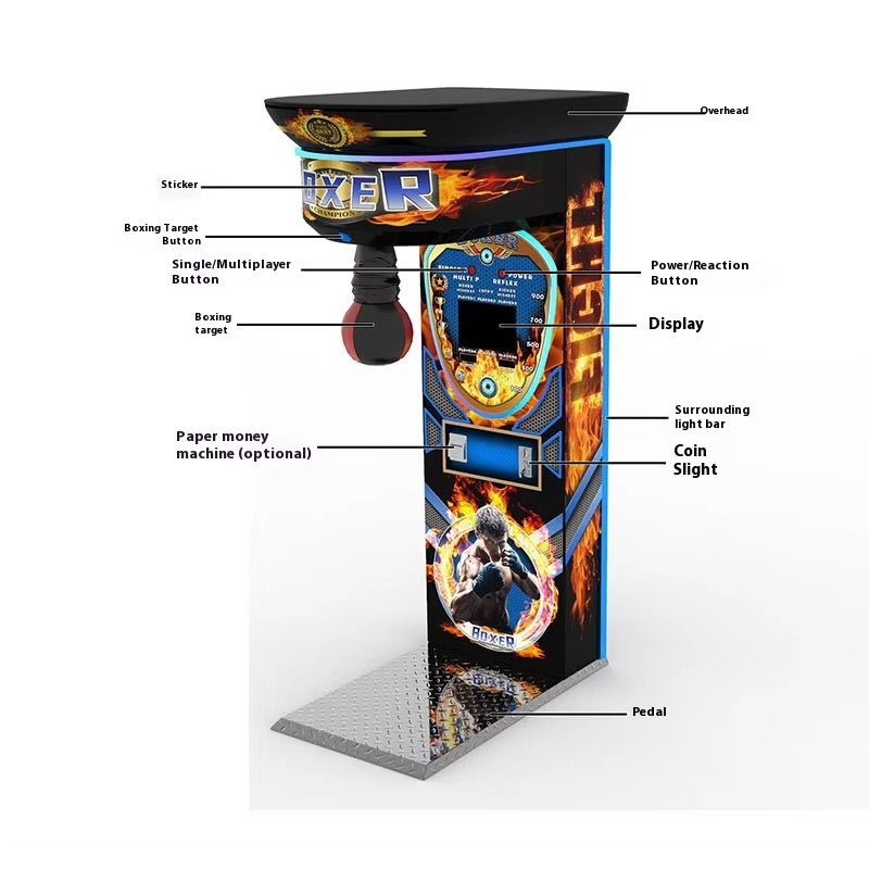 Black King Boxing Arcade Machi - Boxing Machine Arcade ulasan dan harga