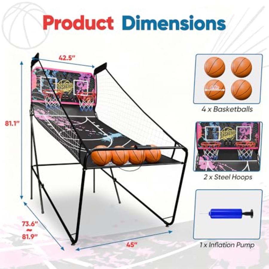 Indoor foldable 2-player elect - Arcade Games & Vending Co ulasan dan harga