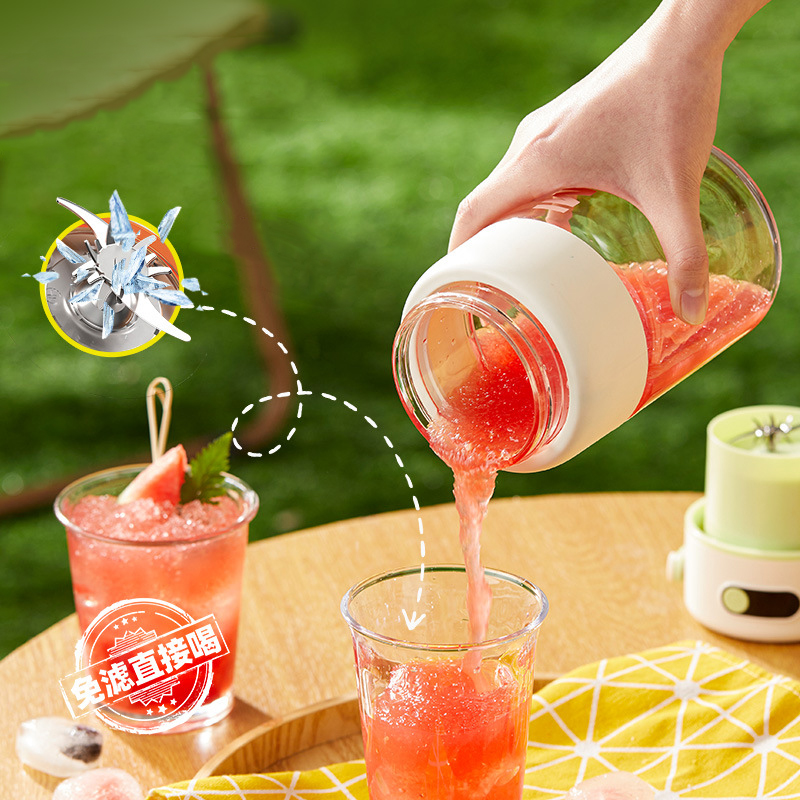 1000ML Portable Blender USB El - Fruit Slot Machine ulasan dan harga