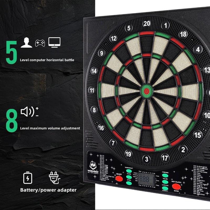 Electronic Dart Board LED Elec - Electronic Dartboard Cabinet ulasan dan harga