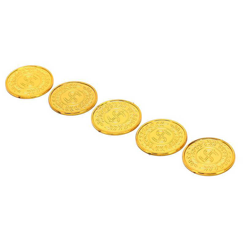 100pcs 3.5cm Retro Pirate Coin - Arcade Game Coin ulasan dan harga