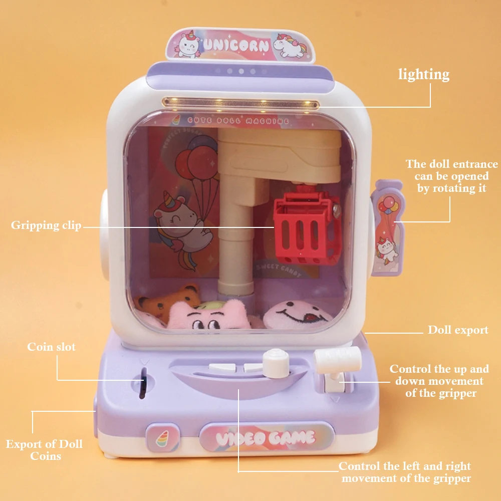 New Mini Claw Machine Rabbit   - Claw Crane Machine ulasan dan harga