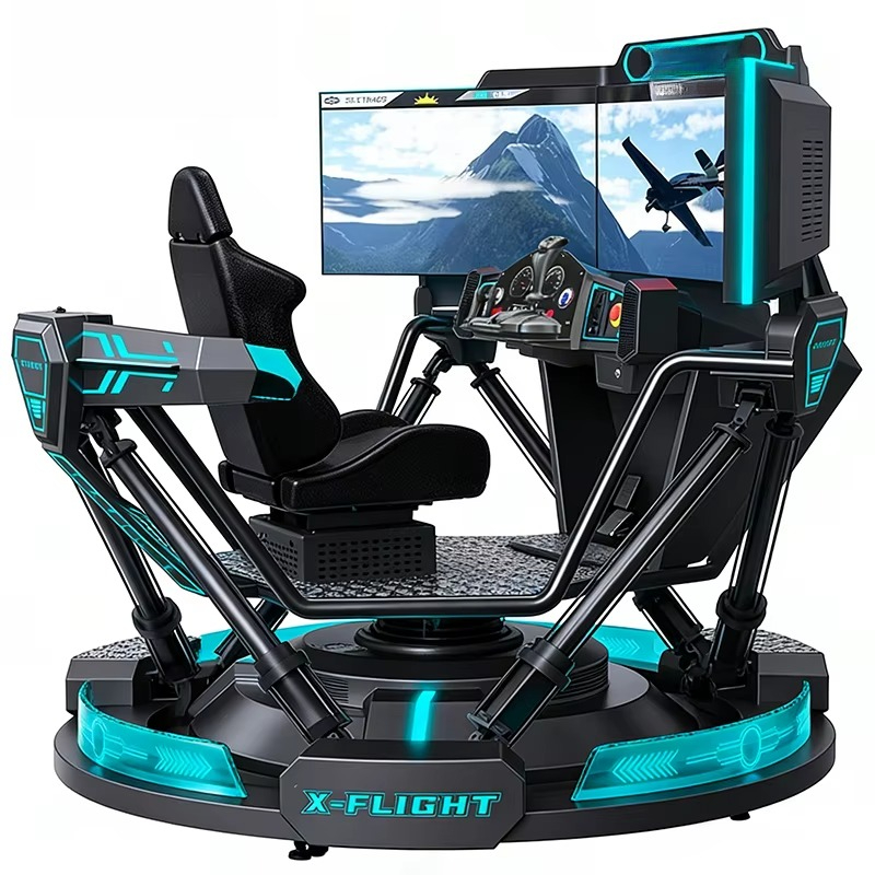 VR Flying Simulator Aircraft T - 9D Vr Simulator ulasan dan harga