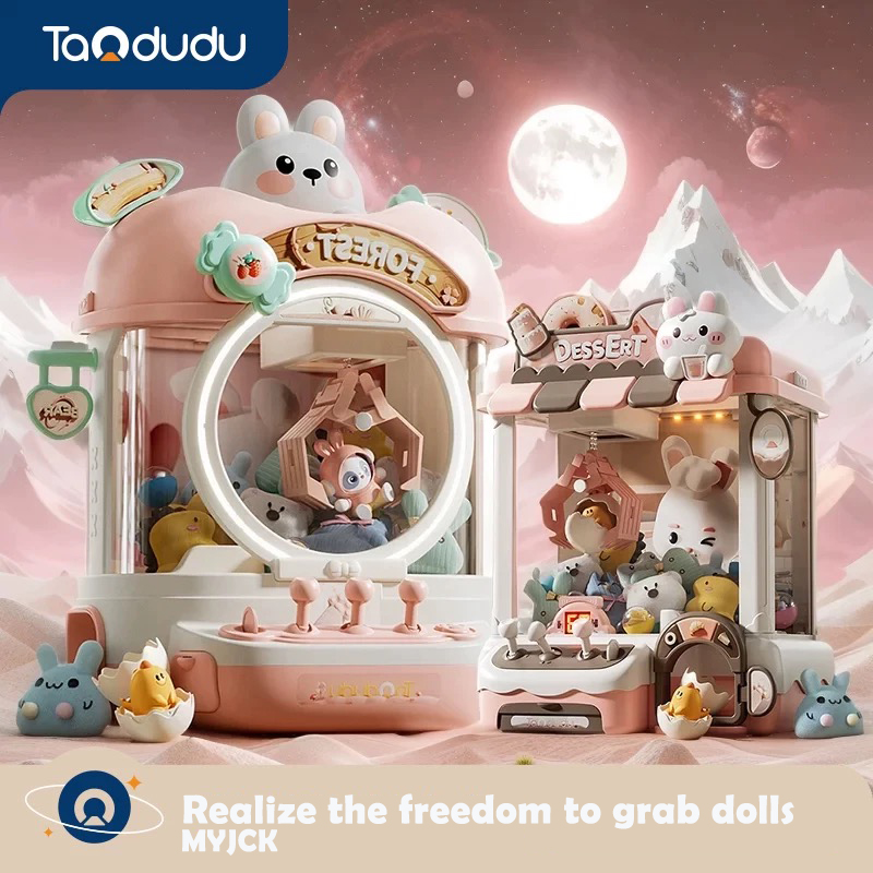 DIY Doll Machine Kids Coin Ope - Claw Crane Machine ulasan dan harga