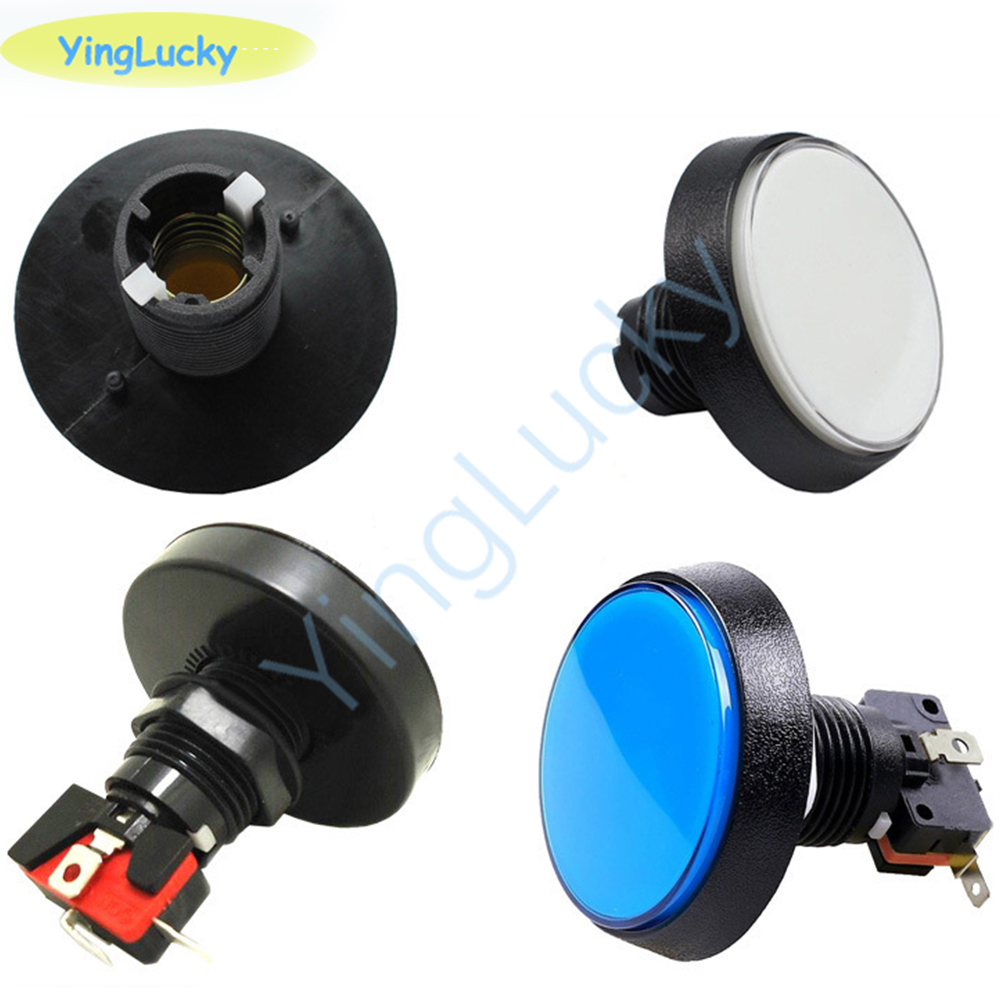 10pcs Arcade Button 60MM  LED  - Coin Acceptor Selector ulasan dan harga