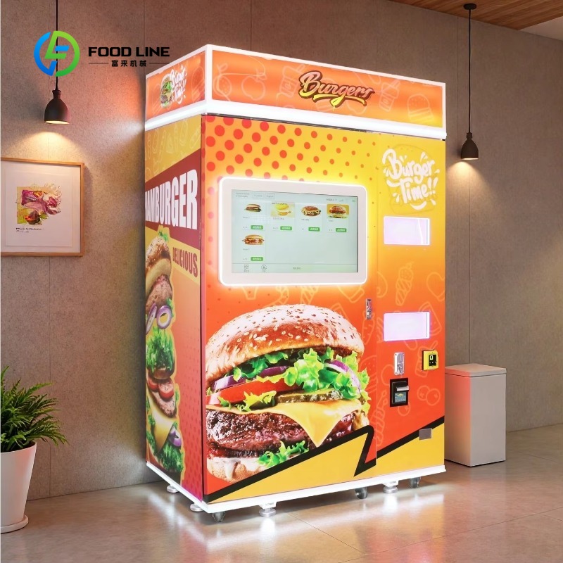 Customized Automatic Burger Ma - Popcorn Vending Machine ulasan dan harga