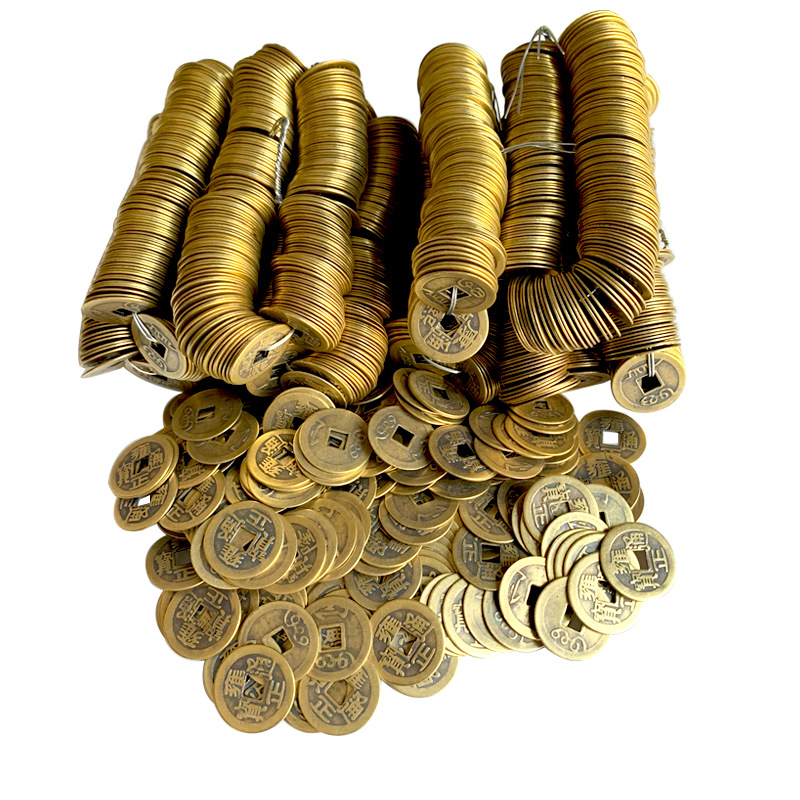 100Pcs Chinese Copper Coins Cr - Arcade Game Coin ulasan dan harga
