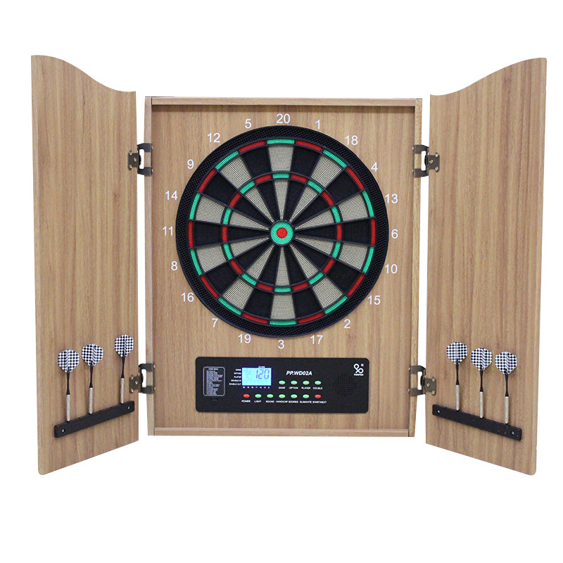 Luxury wooden electronic dart  - Electronic Dartboard Cabinet ulasan dan harga