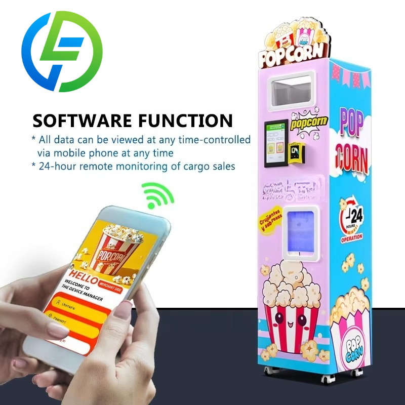 Customized Factory Intelligent - Popcorn Vending Machine ulasan dan harga