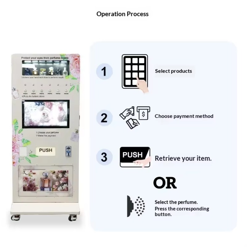 Automatic Perfume Vending Mach - Popcorn Vending Machine ulasan dan harga