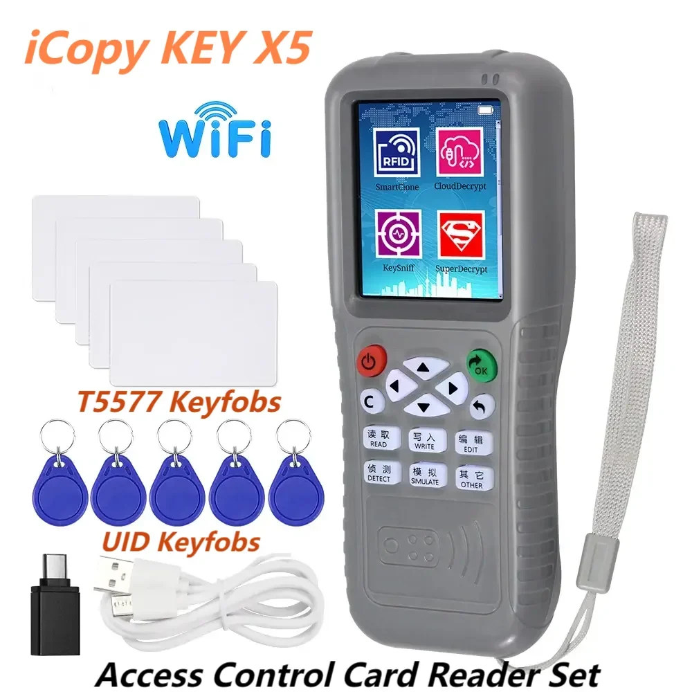 WiFi RFID Copier Duplicator NF - Nfc Card Reader Vending ulasan dan harga