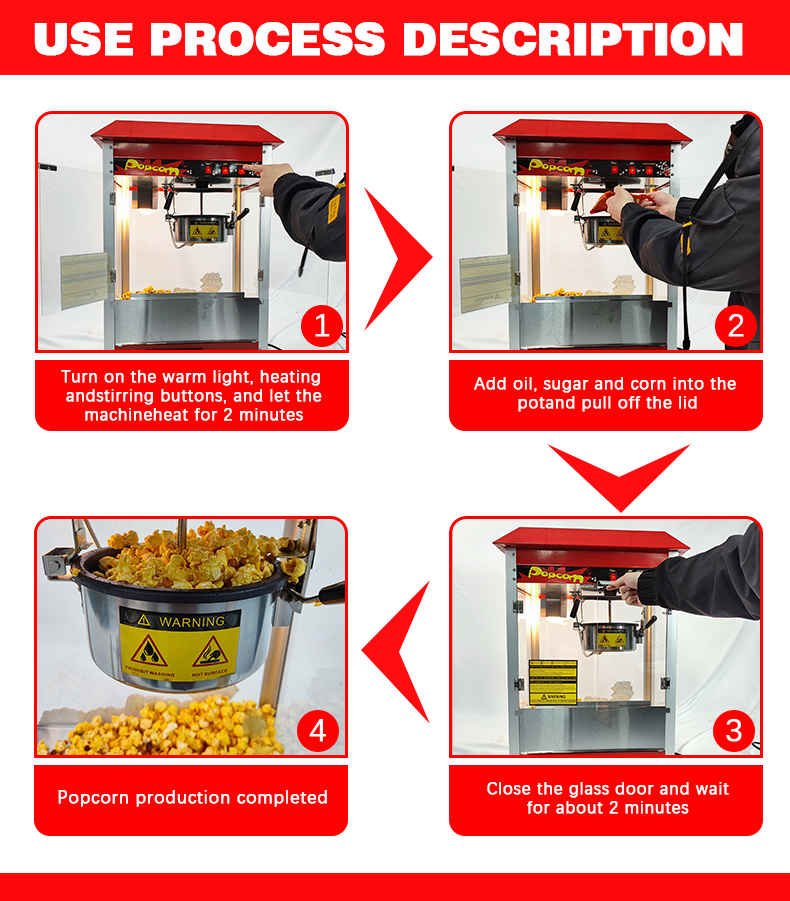 Commercial Popcorn Machine Ele - Popcorn Vending Machine ulasan dan harga