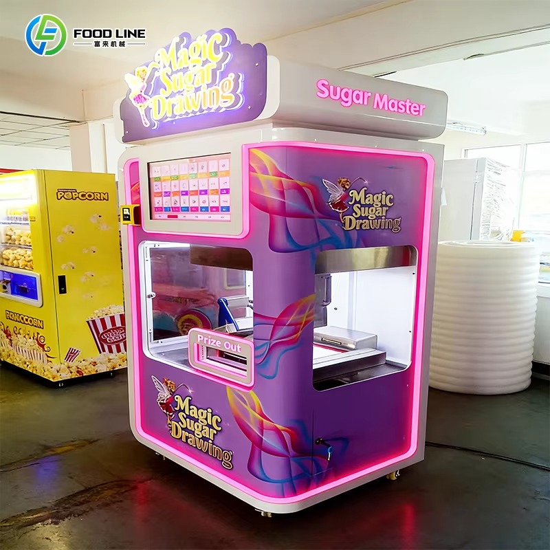 Customized Smart AI Sugar Pain - Popcorn Vending Machine ulasan dan harga